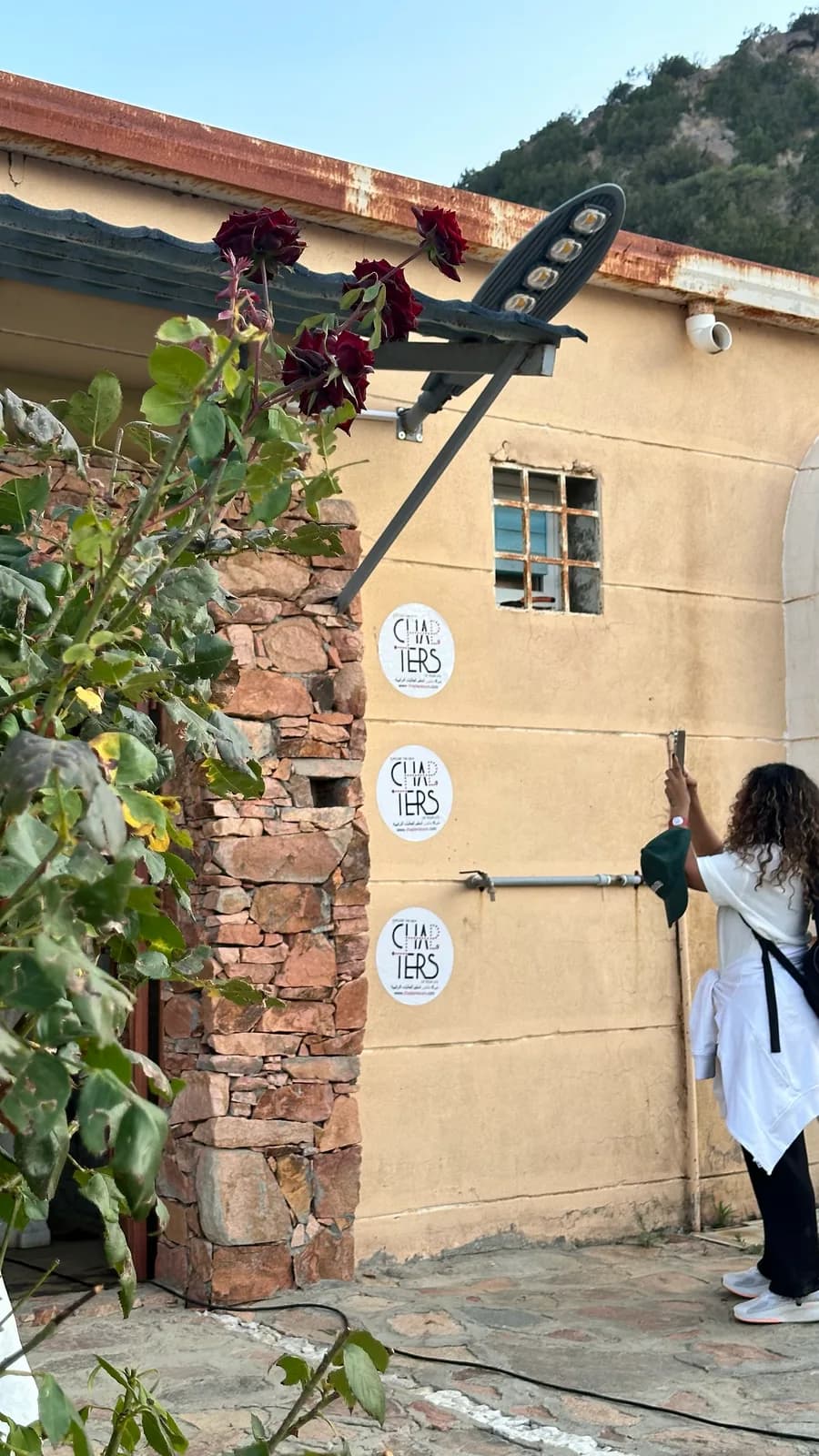 The mudbrick houses still receive their guests